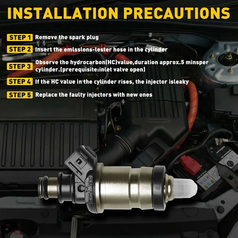 Inyectores de combustible para coche, accesorios de coche para Acura CL RL TL Integra para Honda Accord Civic CR-V Odyssey, 06164P2J000, 842-12192, 4 Uds./Set