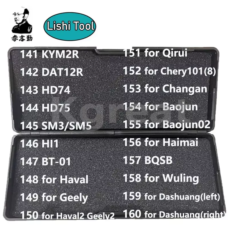Newest LiShi Tool 2 in1 HU64 HU64(8910) TOY 2 Track V.3 TOY 2 Track V.4 HU101-New for Mazda2024-SM for Honda2021 Locksmith Tools