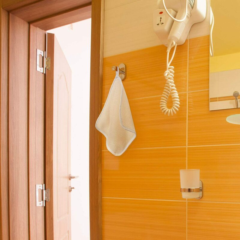 Asciugamano in Nylon esfoliante su entrambi i lati asciugamano per il lavaggio del viso doccia bagno fiore Scrub fango Scrubbing asciugamano quadrato