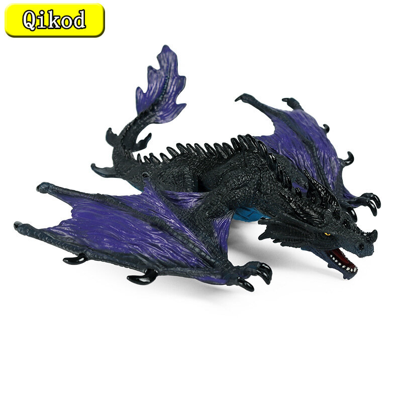 Nuovo modello di dinosauro solido giurassico simulazione per bambini giocattolo di dinosauro caccia notturna drago Warcraft drago decorazione in plastica