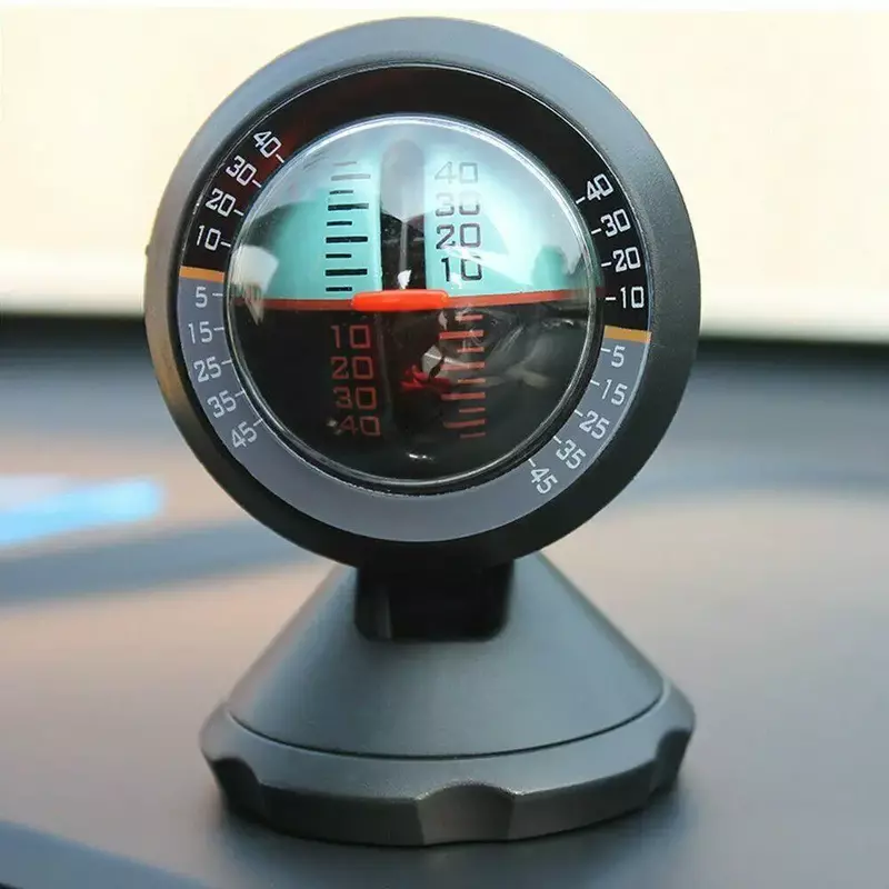 Inclinómetro de coche multifunción, indicador de inclinación de pendiente de ángulo, medidor de nivel, equilibrador de gradiente, herramienta de buscador, indicador de alta precisión