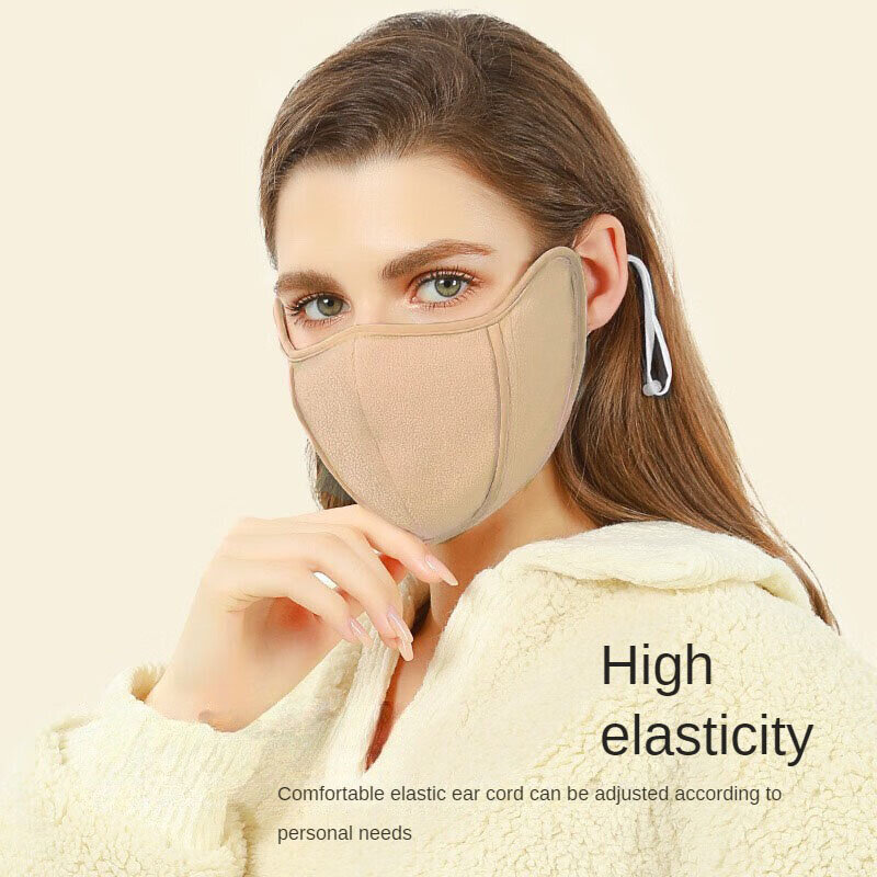 Warm Masks Winter Women's Cloth Masks Washable Cotton Masks Winter Cycling Windproof And Cold-Proof Masks