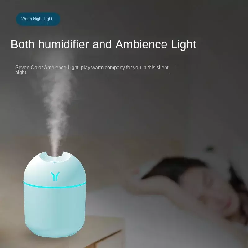 250ml Luftbe feuchter Mini Aroma therapie Luftbe feuchter Diffusoren für zu Hause romantische Licht USB ätherische Öl Diffusor Auto Luft reiniger Luft