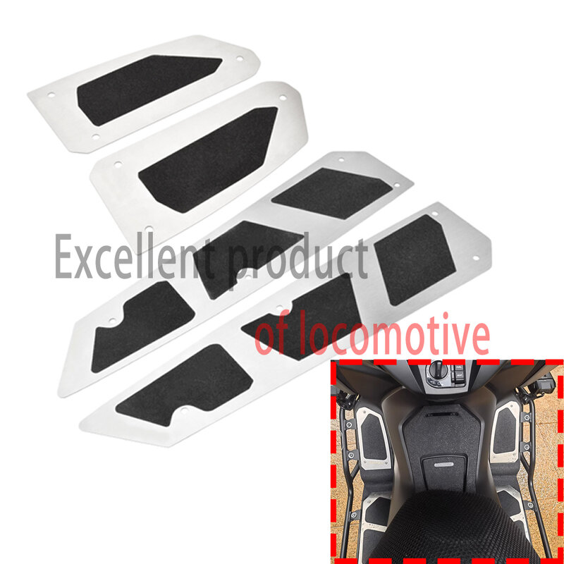 Motorcycle Retrofit For Honda Forza 300/NSS350 Motorcycle Accessories Footrest Footboard Step Footpad Pedal Plate Foot Peg