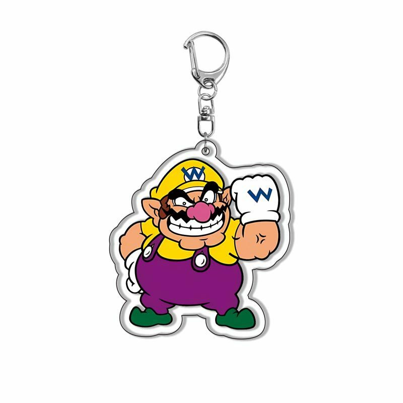 Game Marios Bowser Cosplay Acrylic Key Chain Keychain Pendant Prop Accessories Gift