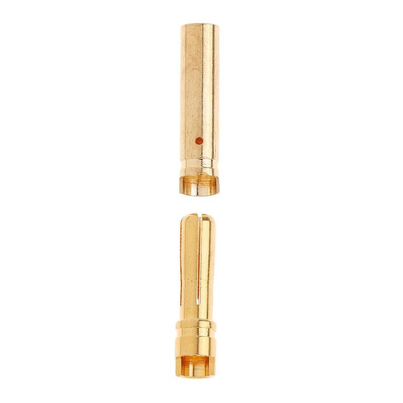 10Pair 4.0mm Golden Banana Connector Plug Male Female for RC Model Motor ESC