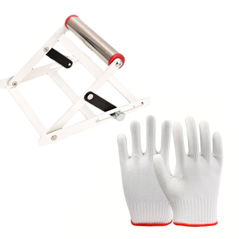 Cutting Machine Support Rack With Work Gloves Durable Lifting Supporting Rack For Manufacturing