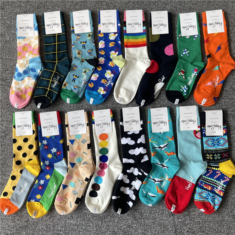 Happy Socks роскошные женские цветные носки из хлопка 36-40