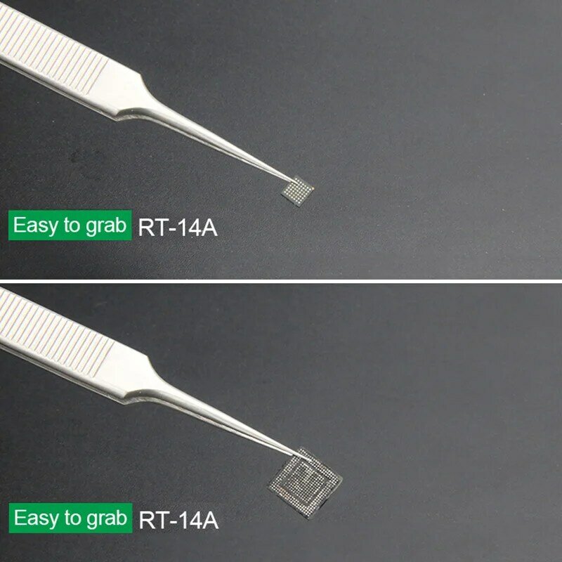 RELIFE RT-14A pinset perbaikan ponsel presisi RT-14SA klip antistatis antiselip alat pilih ujung tangguh tinggi