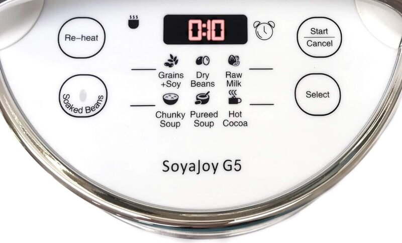 G5 8in1 Milk Maker | Soy Milk, soaked or dry beans, Almond, quinoa, Nut, Oat, Cashew, Soups, Porridges,hot cocoa | Self-Cleaning