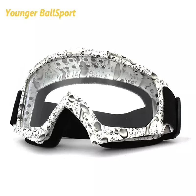 Equipos de protección para motocicleta, Flexible para Motocross máscara facial, gafas ATV Dirt Bike UTV, equipo de gafas de esquí