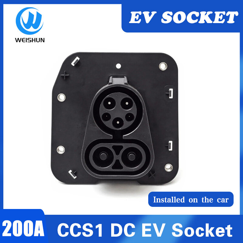 Combo 1 Ccs 1 Sae J1772 Ev Oplader Connector Ccs1 Socket Evse Dc Snelladen 200a Type 1 Socket Voor Elektrische Auto-Accessoires