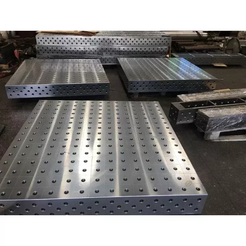 طاولة لحام ثلاثية الأبعاد/ثلاثية الأبعاد Las Meja/2.4m X 1.2m/4FT X 8FT/فولاذ/نظام 28/نظام لحام وقط