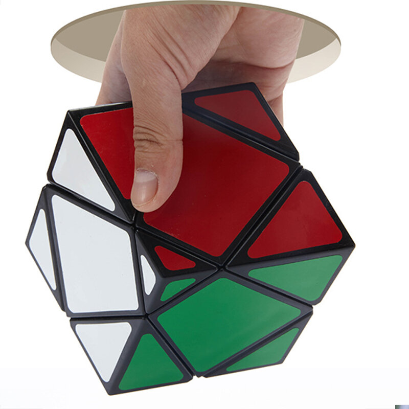 Lanlan Big Skewb Squished Cube ll magische Rätsel Cubos Aufkleber profession elle pädagogische Twist Weisheit Spielzeug Spiel