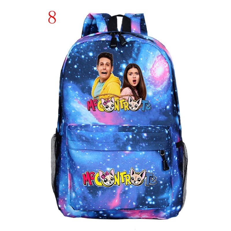 Me Contro Te School Backpacks Boys Girls Knapsack Hiking Travel Backpacks for Teens Daily Rucksack back to School Bags gifts