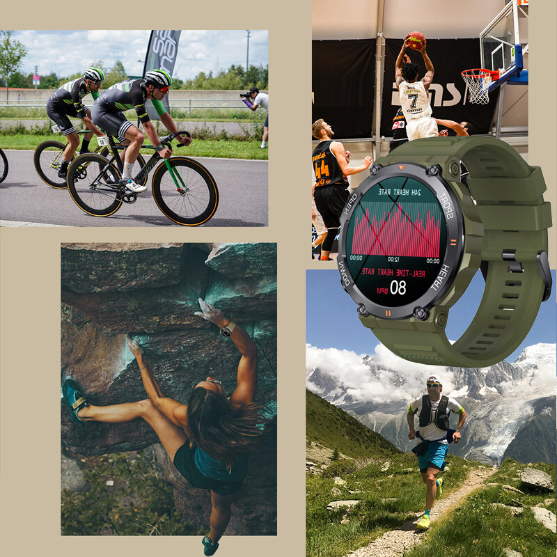 CanMixs Smart Watch Men IP68 impermeabile Bluetooth Call orologi sportivi 400mah smartwatch Health Monitor orologio da uomo sveglia