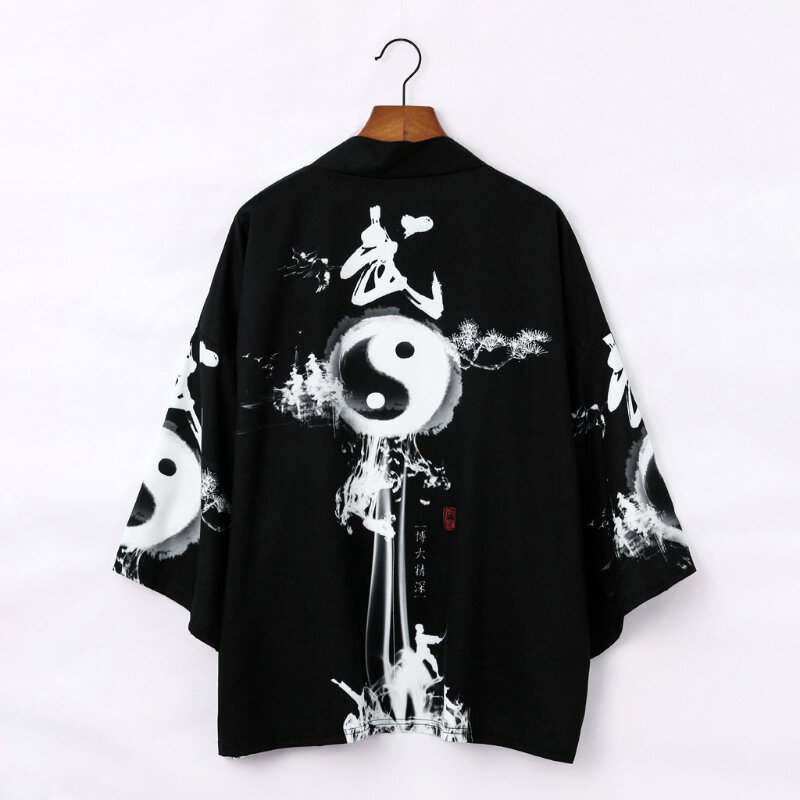 Tiktok De Zelfde Soort Kimono Obi Yukata Haori Bloemen En Vogels Print Vest Vrouwen Mannen Japanse Jas Traditionele Kleding