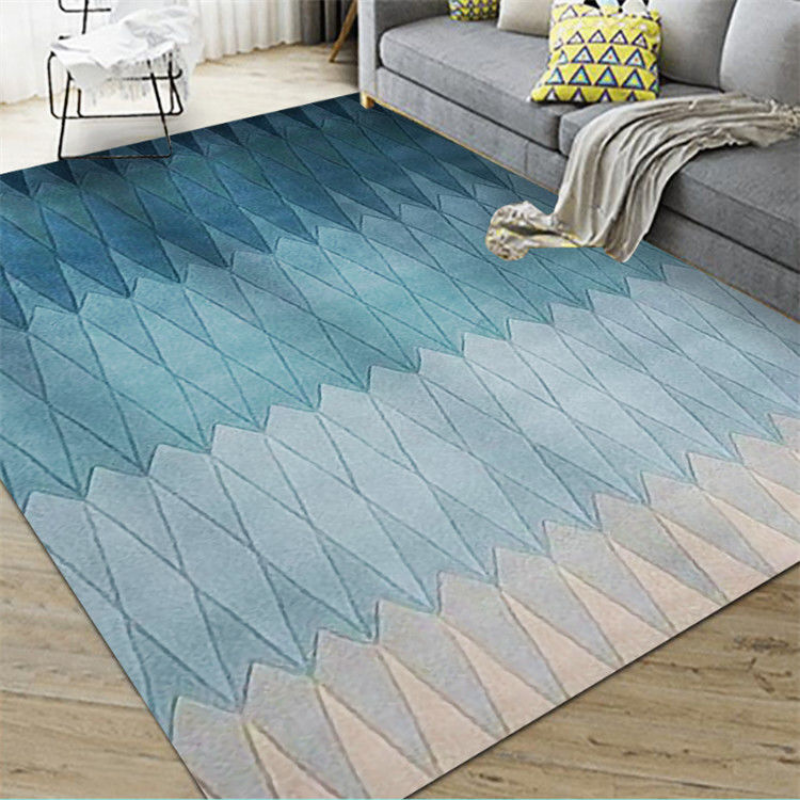 Tappeti nordici per soggiorno tavolino coperta tappeto europeo moderno e semplice tappeti camera da letto tappetino tappeto senza capelli