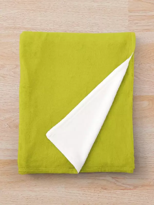 Solid Chartreuse coperta Plaid sul divano manga flanella coperte sottili