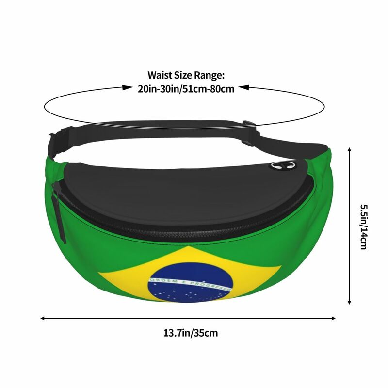 Brazil Flag Strap Bag Merchandise Trend For Woman Shopping Bag