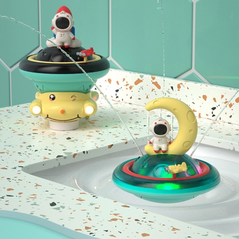 Juguete interactivo para bañera, juguete baño Musical divertido para niños pequeños, bonito juguete baño con luz para y