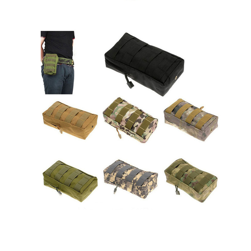 Sistema Molle táctico, bolsa médica 600D, accesorio de herramienta EDC, paquete de cintura, funda de teléfono, Airsoft, bolsa de caza, equipo al aire libre
