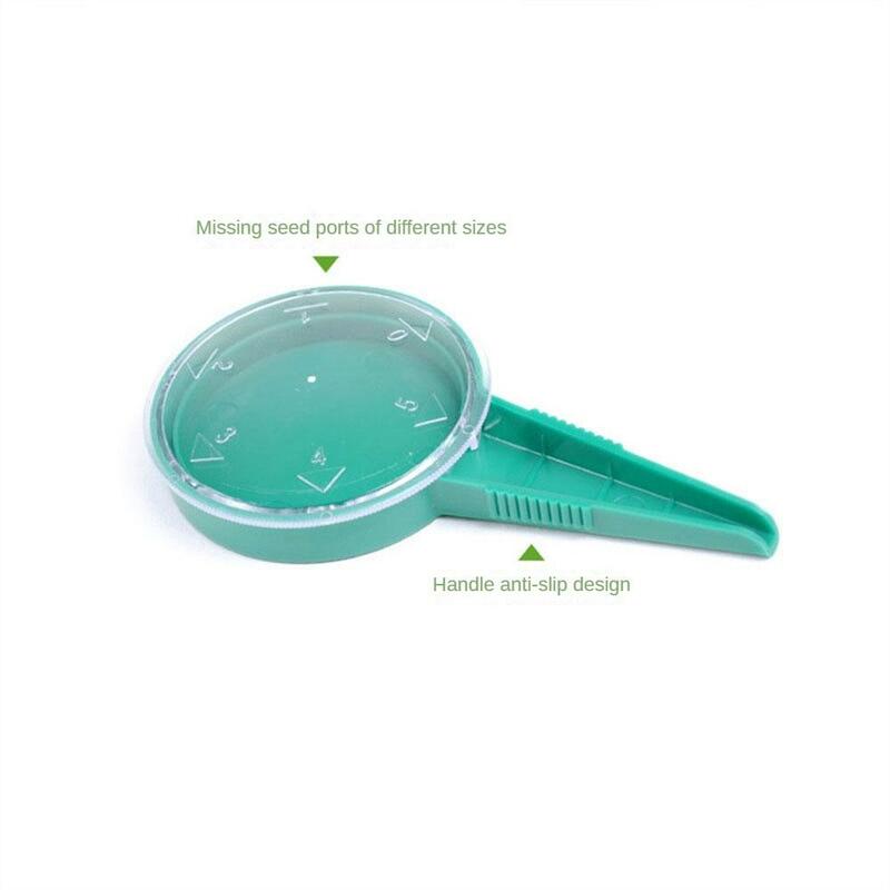 녹색 구멍 파기 장치, 넓게 적용 가능한 정밀 모종 기르는 플라스틱, 사용하기 쉬운 파종기 액세서리, 파종기 무게 30g