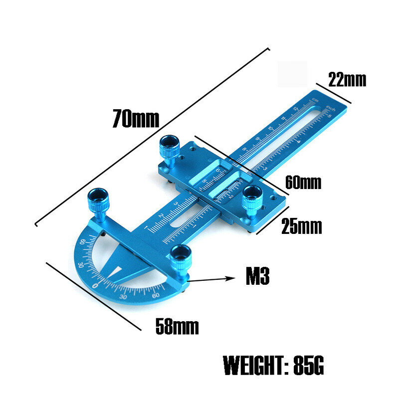 Metal Shock Synchronizer Balance Measurement Left Right Hardness Adjustment Tool Durable Part for RC Model Climbing Car