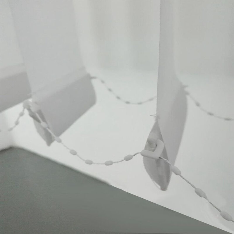 10 pezzi di plastica verticale veneziana parti inferiori di ricambio inferiore doghe per camera da letto bagno cucina finestra Hardware