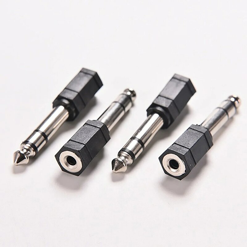 GAZ-MC11 6.5mm 1/4 Male to 3.5mm 1/8 Female Stereo Audio Mic Plug Adapter Mini Jack