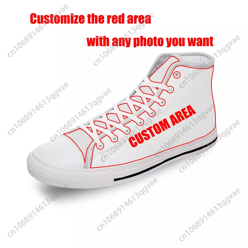 Portugal Flag High Top High Quality Sneakers Mens Womens Teenager Canvas Sneaker Portugal Casual Couple Shoes Custom Shoe