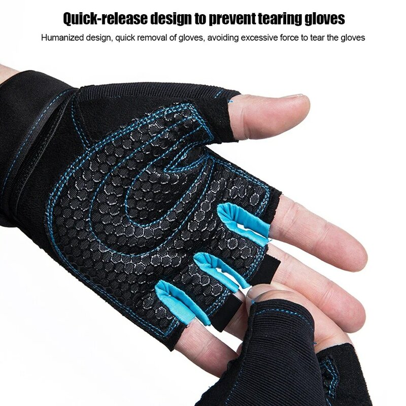 Rękawice gimnastyczne rękawice do podnoszenia ciężarów Fitness kulturystyki sporty treningowe ćwiczenia kolarskie sportowe rękawice treningowe dla mężczyzn kobiet M/L/XL