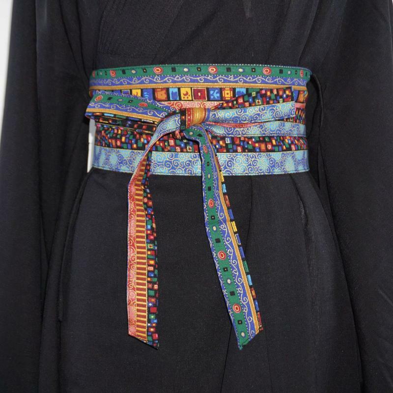 1Pc donna stile cinese squisito stile etnico fatto a mano Cummerbund Hanfu cintura decorativa moda tutto-fiammifero accessori antichi