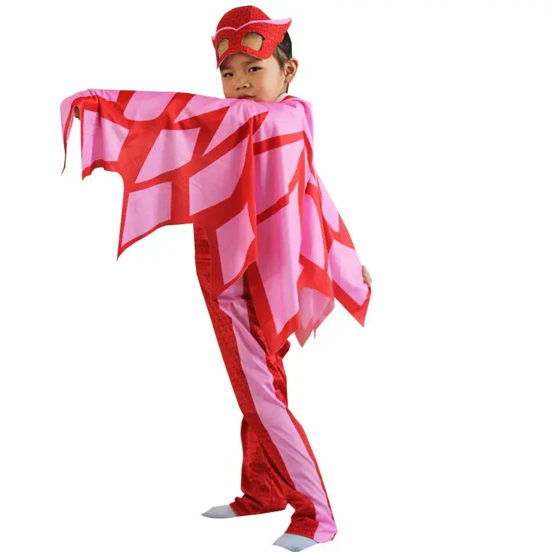 Costume de Cosplay PJ de Dessin Animé pour Enfant Garçon et Fille, Vêtements de Noël, Halloween, ixd'Anniversaire, Accessoires, Cadeaux