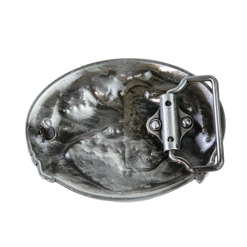 亜鉛合金-男性と女性のためのレトロな男の子のラップ,動物の形をしたエレガントなベルトバックル,漁師のアクセサリー