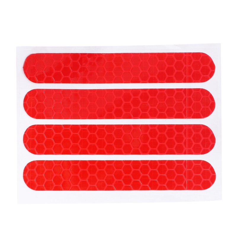 Front Rear Wheel Cover Protective Shell Reflective Sticker for Ninebot Max G30 Scooter Accessories 4PCS, Red