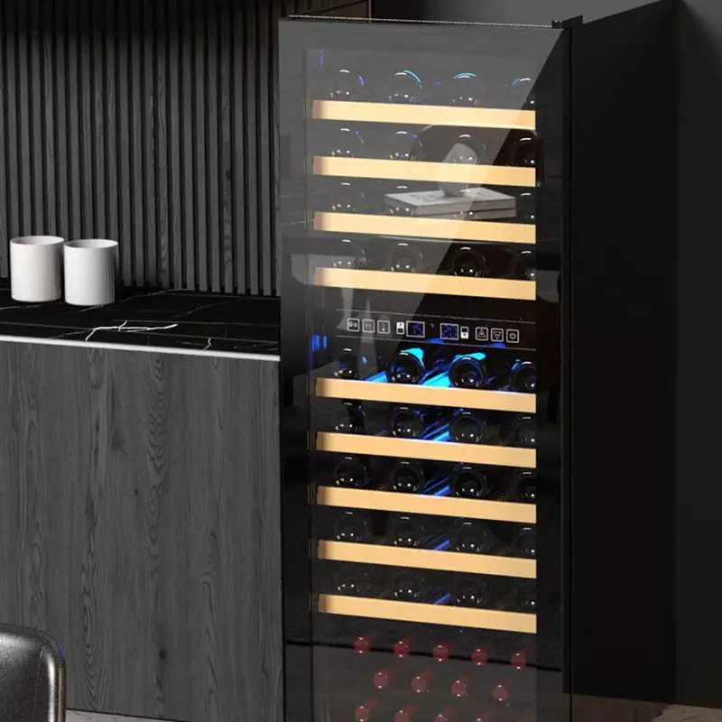 Casa portabottiglie case piccolo frigorifero singolo frigorifero cubo di stoccaggio nero armadio termostatico Bar mobili Galss Club