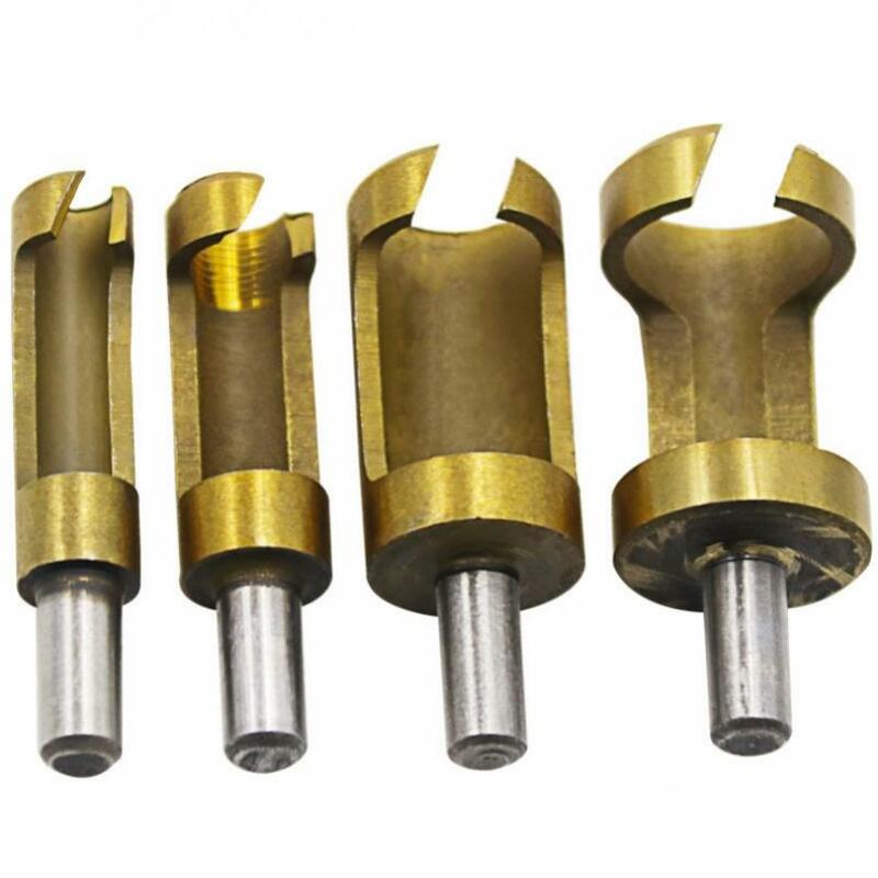 4pcs 6-16mm Cork Stoppers Drill set High Carbon Steel Wood Stopper Drills for Woodworking Drill Bits