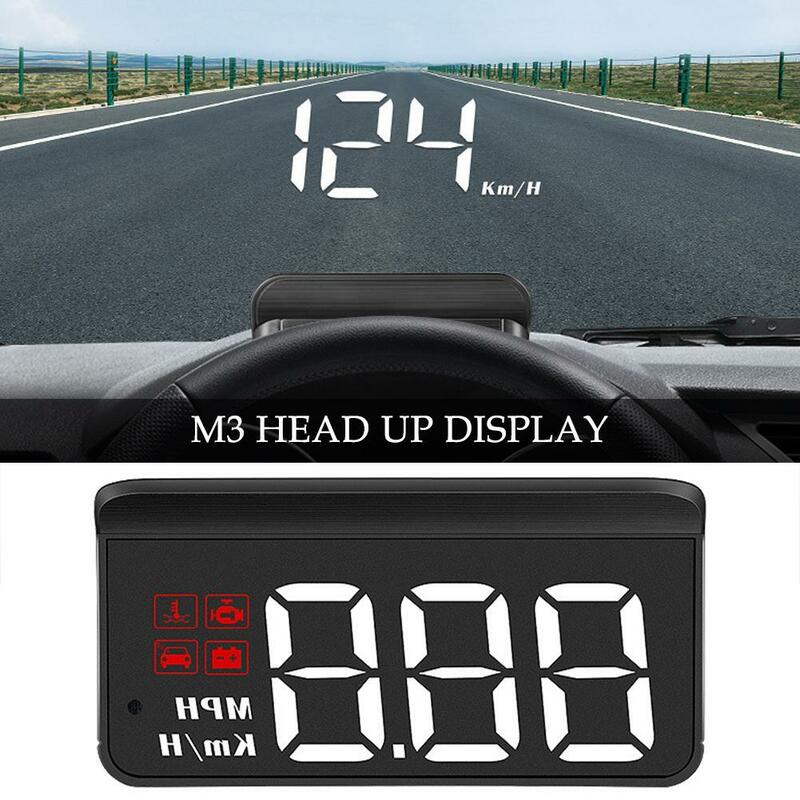 Автомобильный проекционный дисплей M3 Hud, универсальный автомобильный портативный дисплей с высоким разрешением OBD U2K8