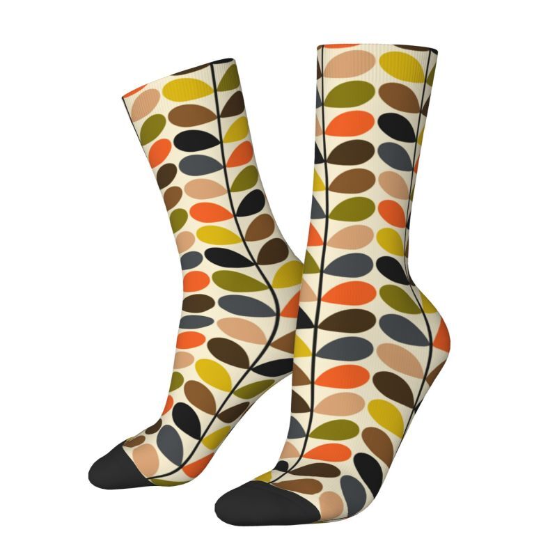 Носки унисекс с разноцветным рисунком, Веселые носки Orla Kiely