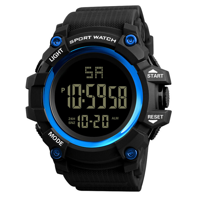 Luxury Men Analog Digital Outdoor Watch Military Sport LED Waterproof Watch Classic Fashion Wrist Watches For Men Erkek Kol Satl