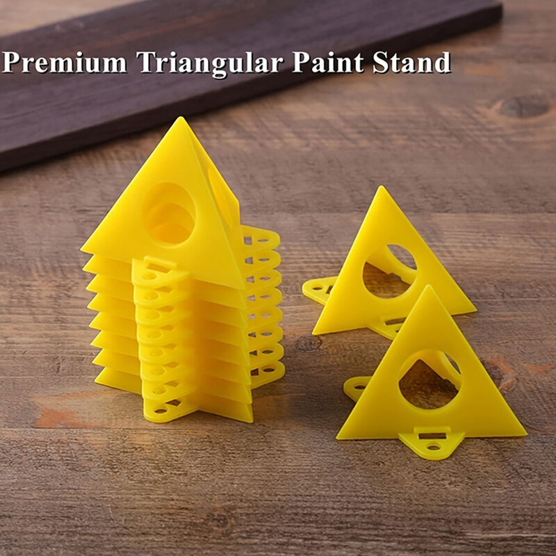 10PCS Painters Pyramid Stand ABS Mini Cone Paint Stand For Woodworking Door Cabinet