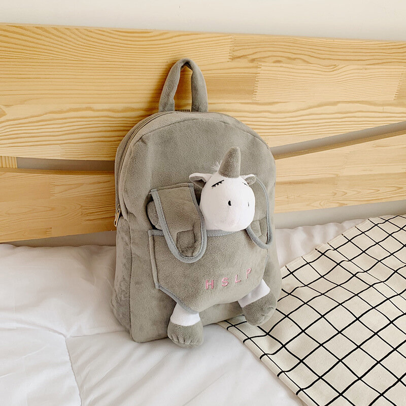 Anti Cartoon Creative Backpack Children's Loss Cute Plush For Boys And Girls, Kindergarten Gift Student Travel Bag Y2k