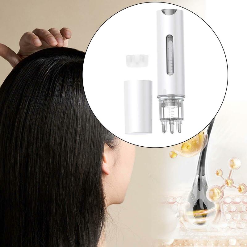 Sisir aplikator kulit kepala sisir nyaman pemijat sisir pemandu cairan aplikator minyak rambut untuk penggunaan sehari-hari perlengkapan kamar mandi perjalanan wanita