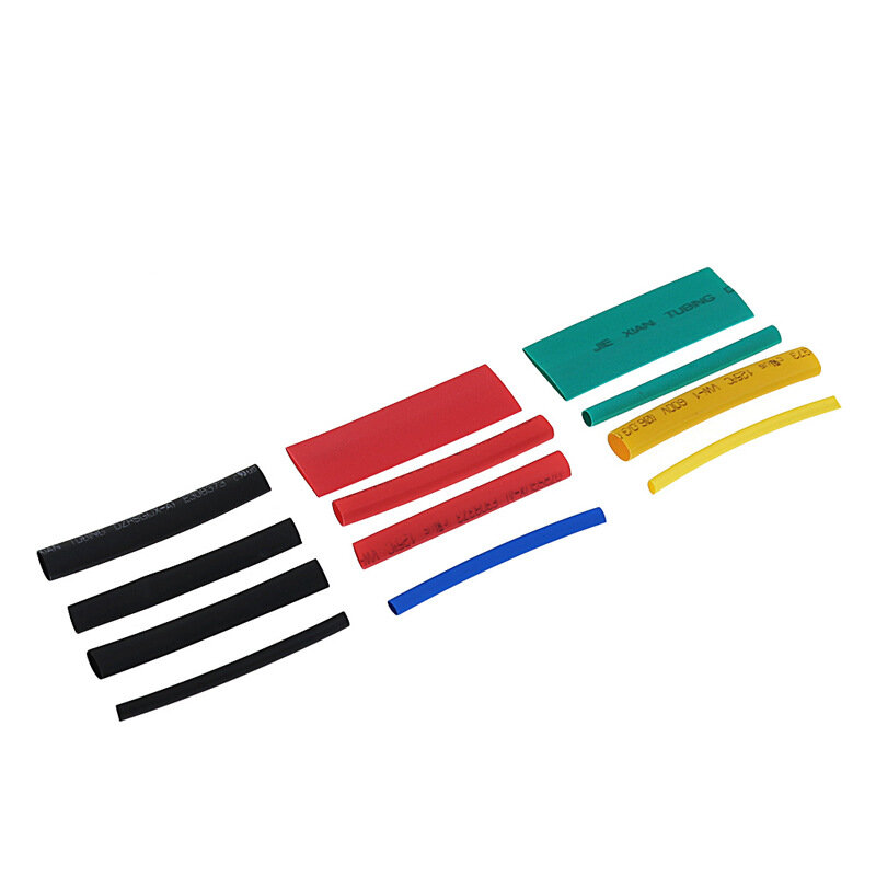 Drop Ship 530Pcs 2:1 Heat Shrink Tubing Tube Sleeving Wrap Cable Wire 5 Color 8 Size Case  shrink tube  shrink plastic