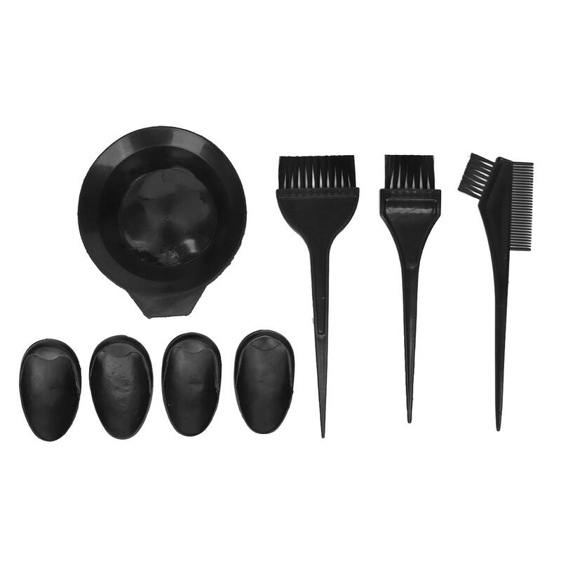 Hair Dyeing Kit: Coloring Bowl, Pointed Brush, Clips, Cape, Gloves