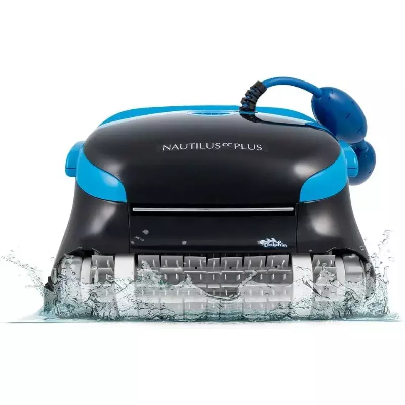 Dolphin Nautilus CC Plus aspiradora robótica para piscina, cepillo de fregado para escalada de pared, hasta 50 pies