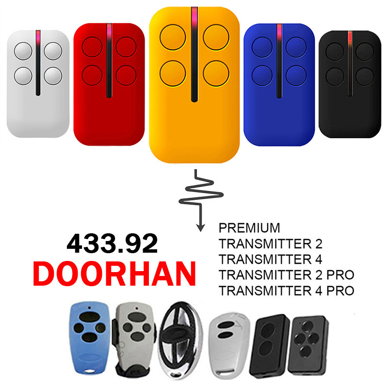 DOORHAN-mando a distancia para puerta, transmisor 2 4 PRO, automatización de 433MHz