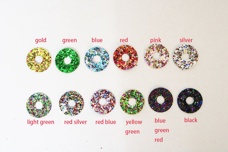 10pairs  12mm to 30mm  white pupil gliter eyes 3D COMICAL ROUND GLITTER TOY EYES with hard washer -HS12