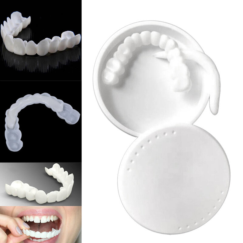 2 шт./набор, силиконовые зубные протезы для отбеливания зубов